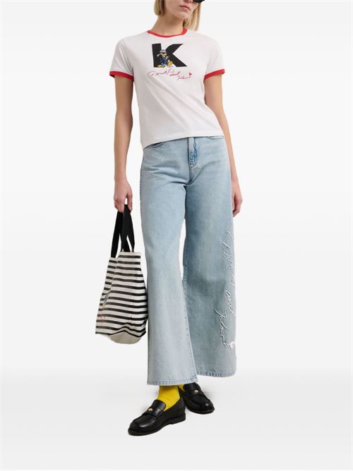 T-shirt donna maniche corte Disney Karl Lagerfeld | A3W17089100